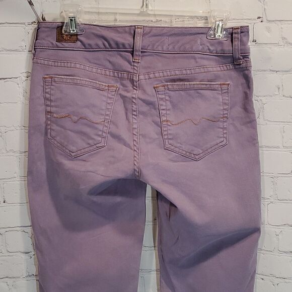 Red Engine vintage original denim purple viper fit capris - Picture 6 of 11